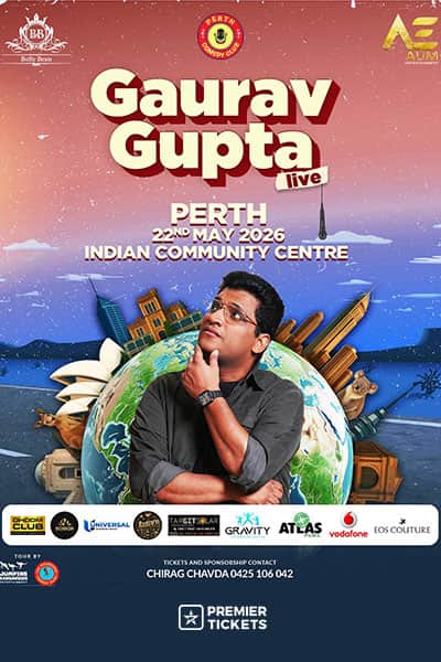 Standup Comedy by Gaurav Gupta Live in Perth - 2026