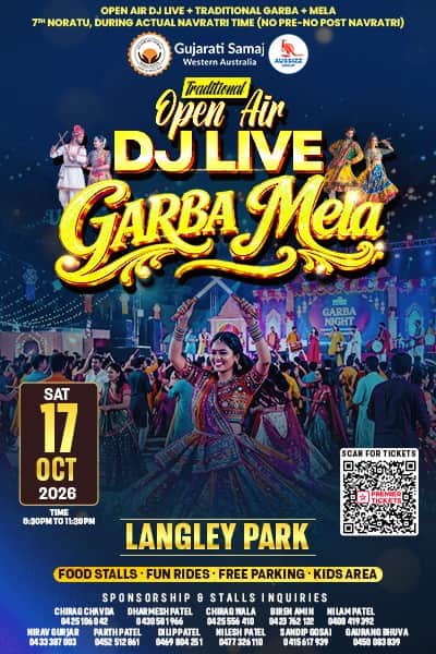 Open Air Live Garba and Mela 2026 in Perth