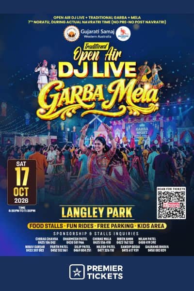 Open Air Live Garba and Mela 2026 in Perth