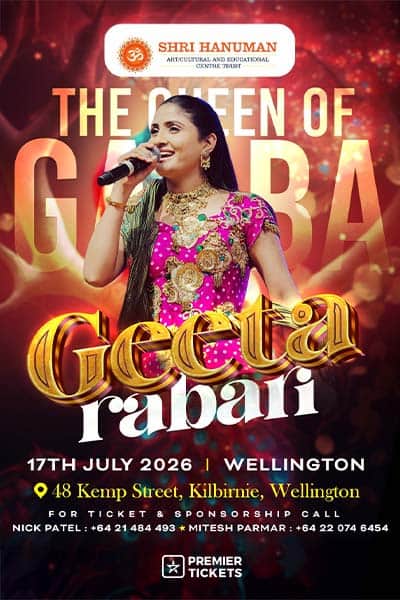 Garba 2026 with Geeta Rabari In Wellington