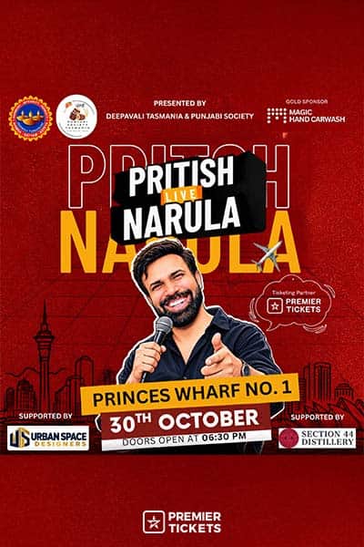 Pritish Narula Live - Hobart 2026
