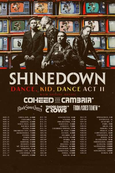 Shinedown Tour - 12th Nov 2026