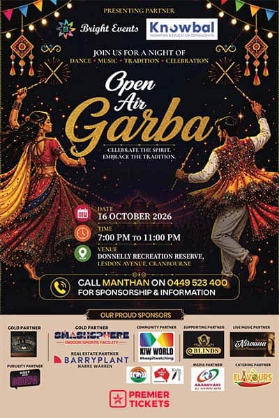 Melbourne Garba Night 2026