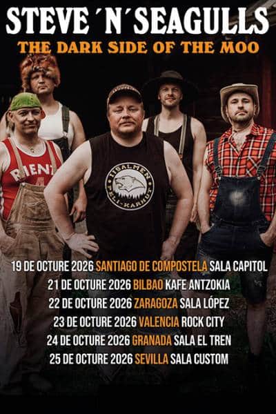 Steve 'N' Seagulls - Valencia | 23 Oct 2026