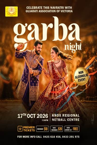 Garba Night 2026 - Gujarati Association of Victoria