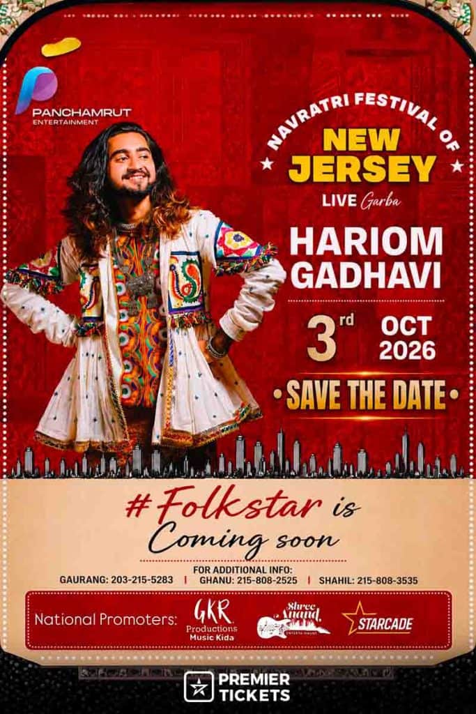 Hariom Ghadvi Garba Live in New Jersey 2026