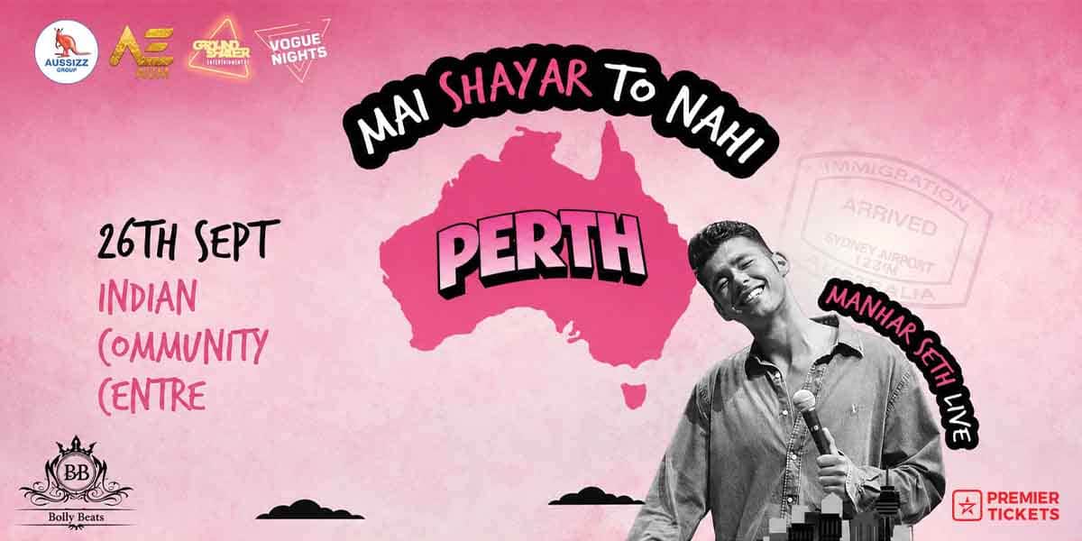 Mai Shayar To Nahi ft. Manhar Seth Live in Perth 2026