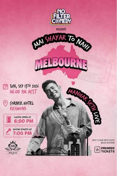 Mai Shayar To Nahi ft. Manhar Seth Live in Melbourne 2026