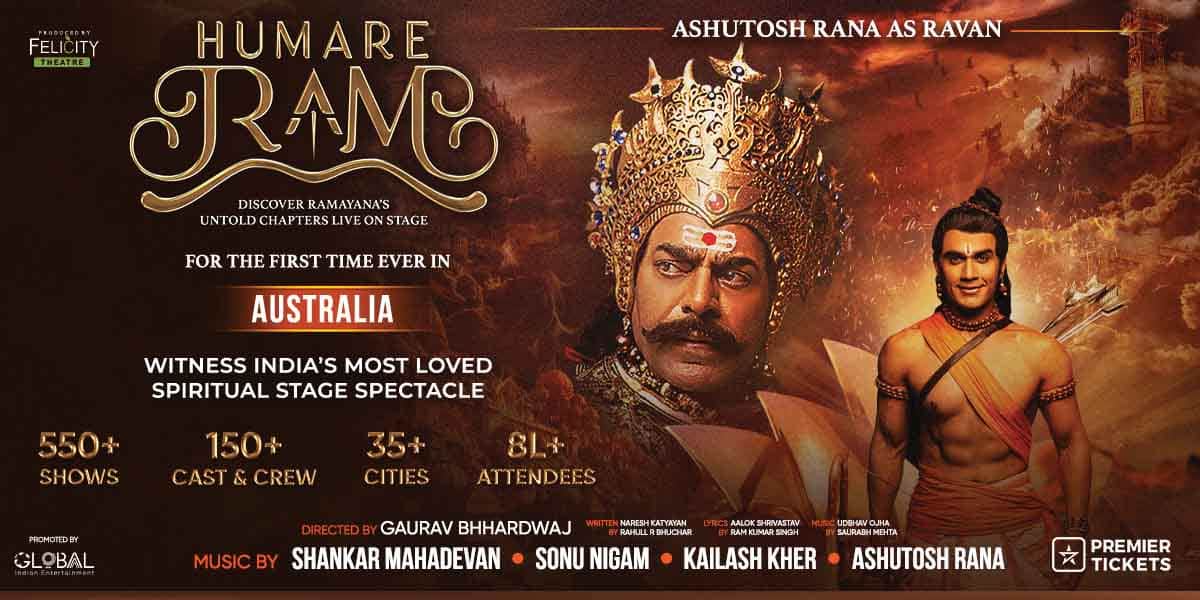 HUMARE RAM Ft Ashutosh Rana (As Ravan) and Rahull R Bhuchar in Sydney