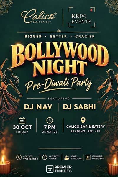 Bollywood Night Reading at Calico 2026