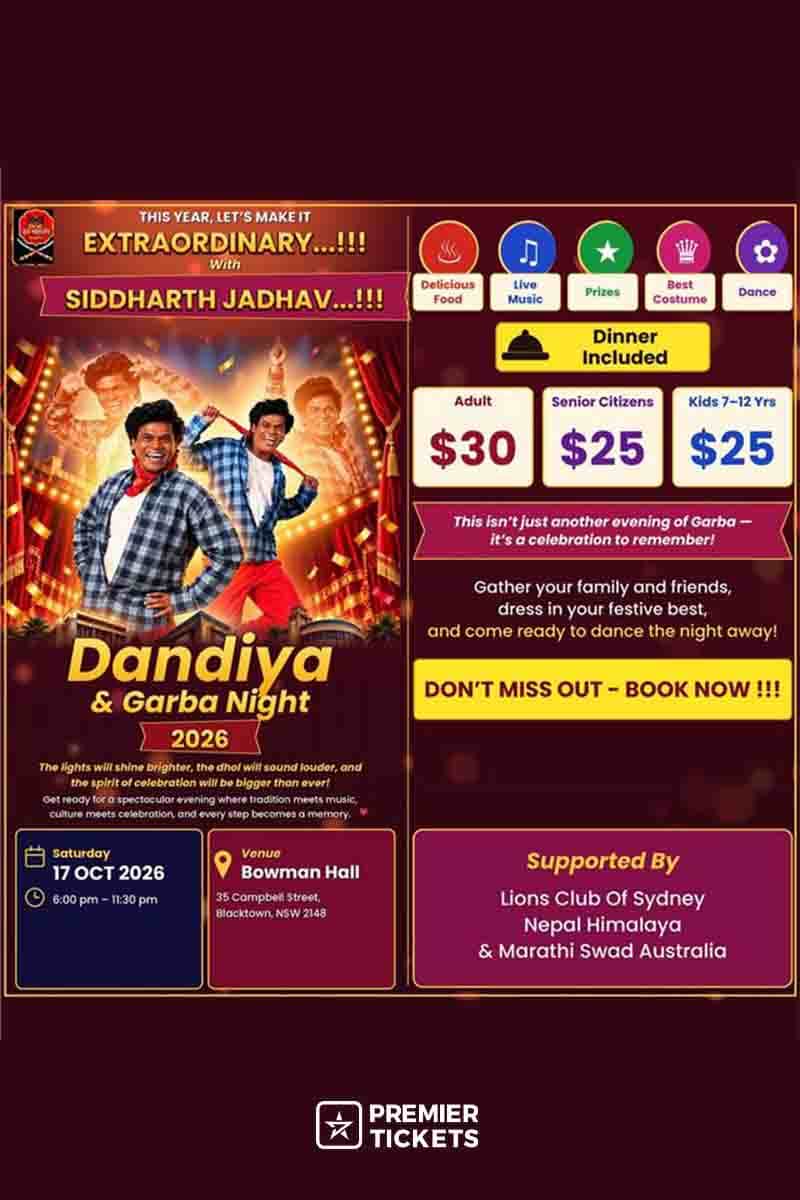 Raas Dandiya with Siddharth Jadhav - 2026