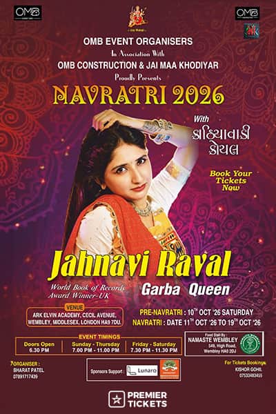 Navratri Garba 2026 with Jahnavi Raval