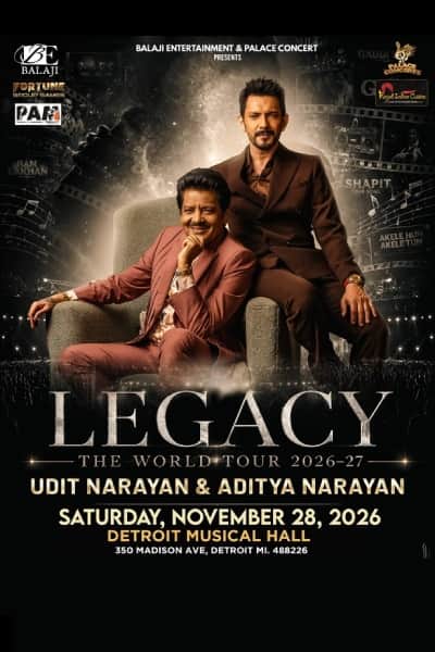 Udit Narayan & Aditya Narayan Live in Detroit