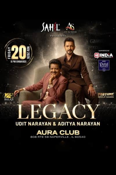 LEGACY – Udit Narayan & Aditya Narayan In IL