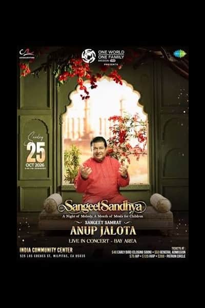 Anup Jalota Live in Concert Bay Area - Sangeet Sandhya 2026