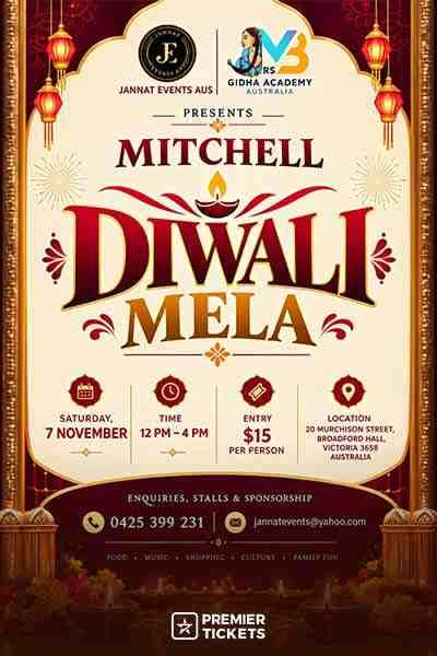 Mitchell Diwali Mela - Australia 2026