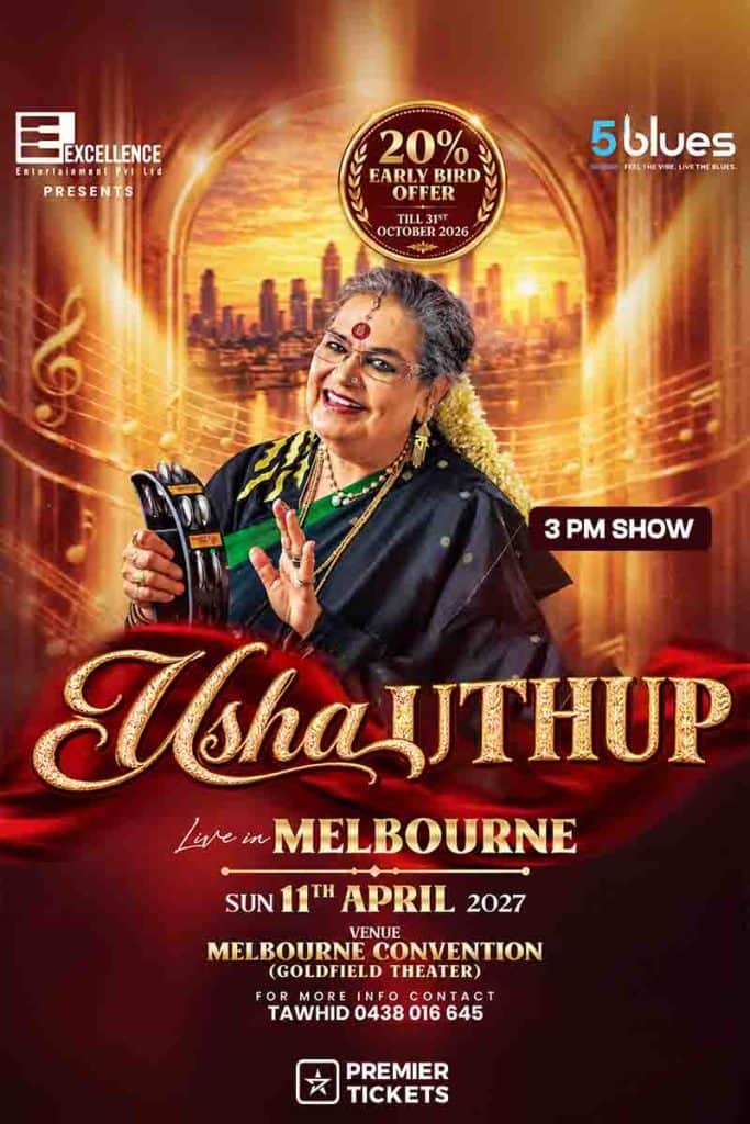 USHA UTHUP Live in Melbourne 2027