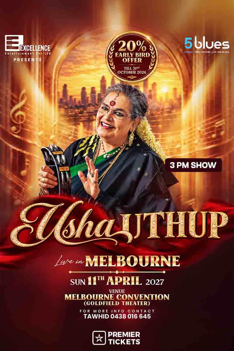 USHA UTHUP Live in Melbourne 2027