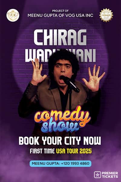Laugh India Laugh Fame Chirag Wadhwani - USA Tour 2025
