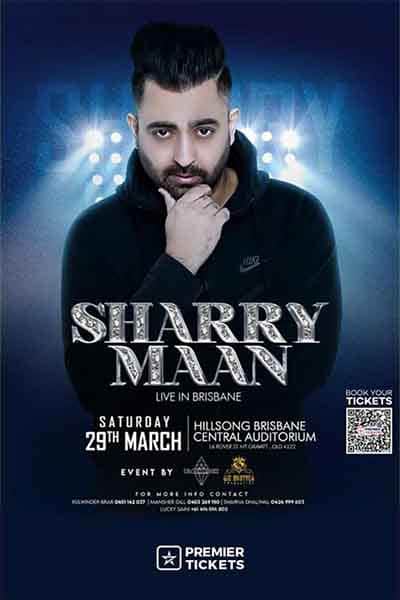 Sharry Mann YAAR ANMULLE Live In Brisbane 2025 - Event Postponed