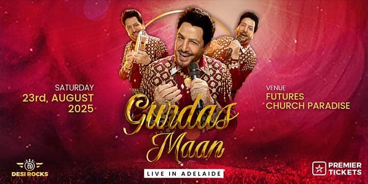 Gurdas Maan Live in Adelaide - Yaar Punjab Tour 2025