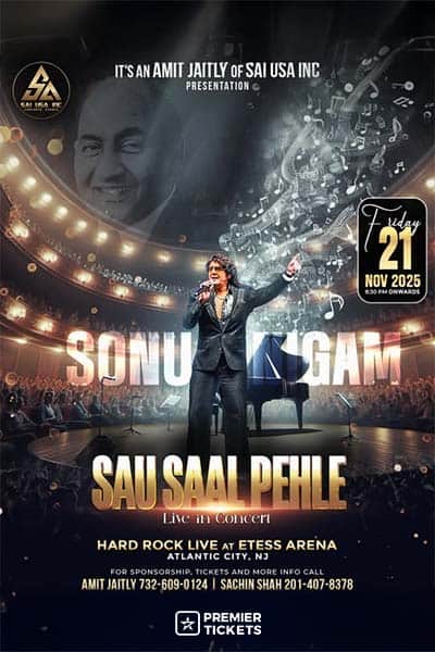 Sonu Nigam Live Symphony Concert in the New Jersey - 2025