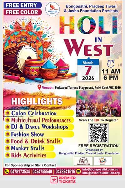 HOLI IN WEST 2026