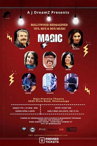 Bollywood Reimagined - 70’s, 80’s & 90’s Magic - 2026