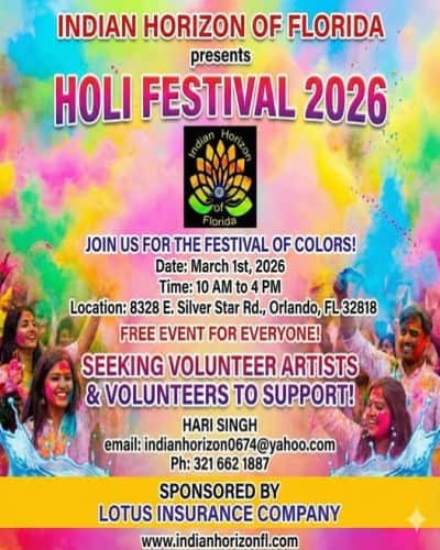 Orlando Holi Festival 2026