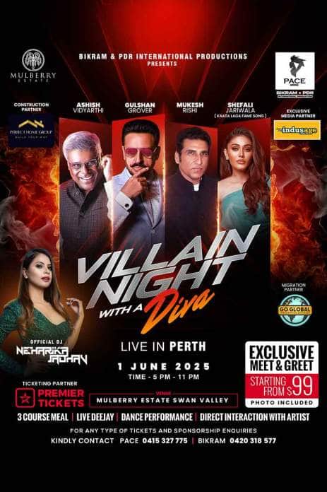 Villian Night With a Diva 2025 - Meet & Greet - Perth OLD