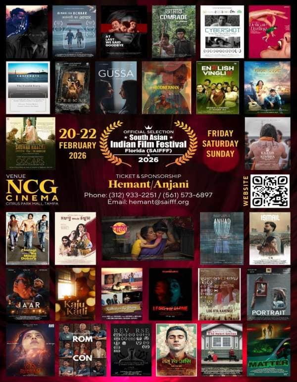 South Asian Indian Film Festival Florida - 2026