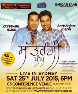 Harbhajan Mann - Satrangi Peengh– Live In Sydney