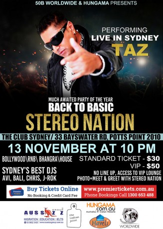 TAZ - Stereo Nation-Sydney Live