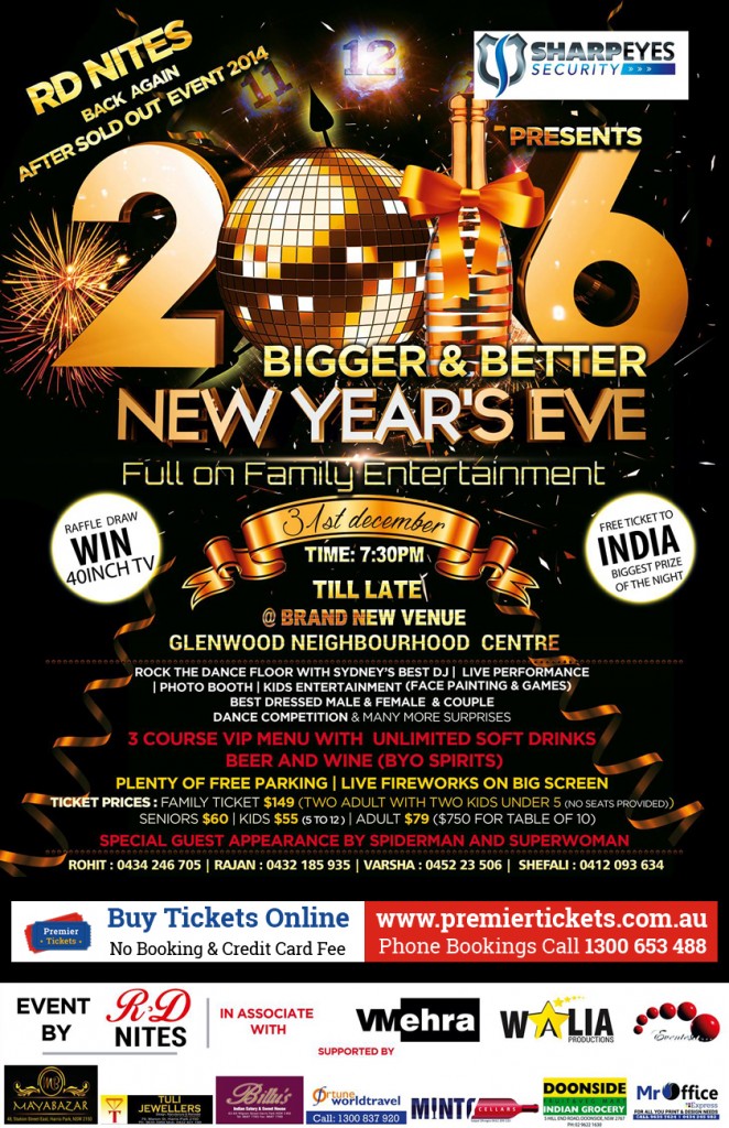 Welcoming 2016 - RD Nites New Year Party