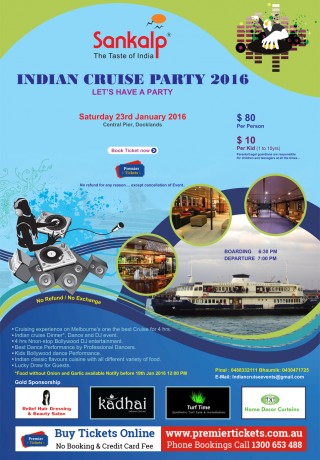 INDIAN CRUISE PARTY 2016 - Melbourne