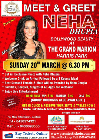 Meet & Greet with Neha Dhupia