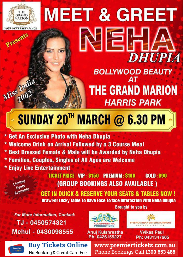 Meet & Greet with Neha Dhupia