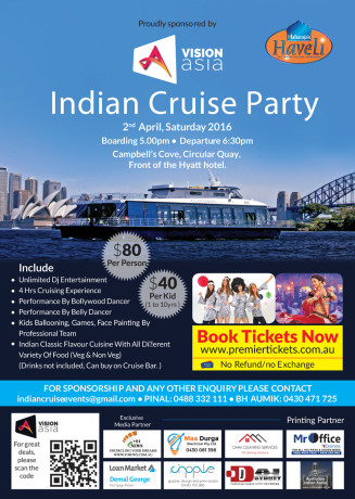 INDIAN CRUISE PARTY 2016 - Sydney