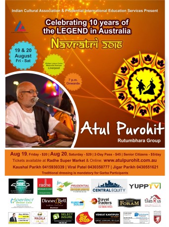 NAVRATRI 2016 - Atul Purohit in Sydney