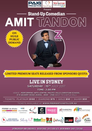 Amit Tandon The Married Guy Stand Up Comedian Live in Sydney (3:00 PM)