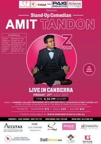 Amit Tandon The Married Guy Stand Up Comedian Live in Canberra