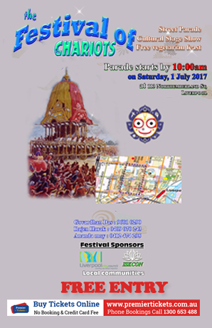 Rathayatra Festival of Chariots - FREE Registration