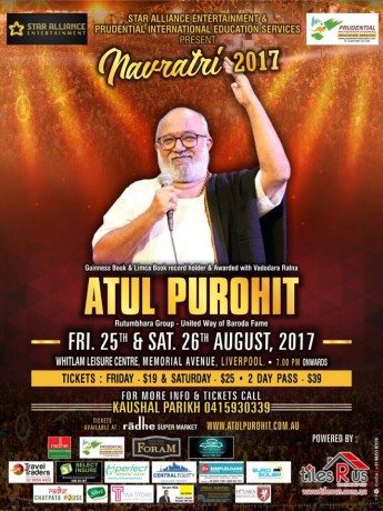 Navratri with Atul Purohit in Sydney 2017