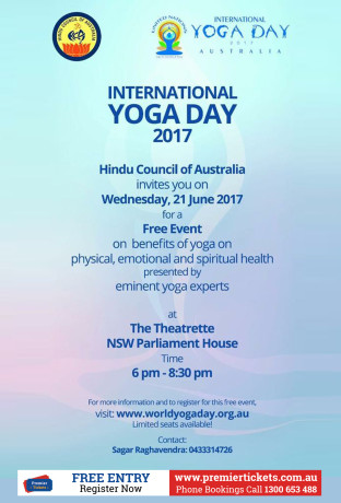 INTERNATIONAL YOGA DAY @ SYDNEY  - FREE Registration