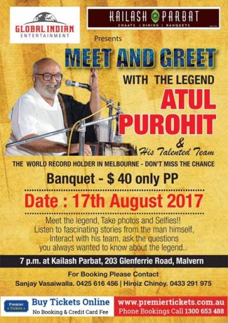 Meet & Greet with the Legend Atul Purohit & Team