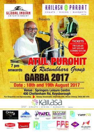 Garba & Dandiya with Atul Purohit in Melbourne