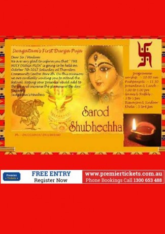Swagatam’s First Durga Puja - FREE Registration