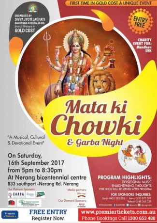 MATA KI CHOWKI & GARBA NIGHT- FREE Registration