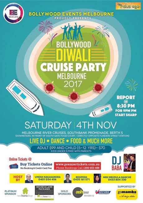 Bollywood Diwali Cruise Party 2017 – Melbourne