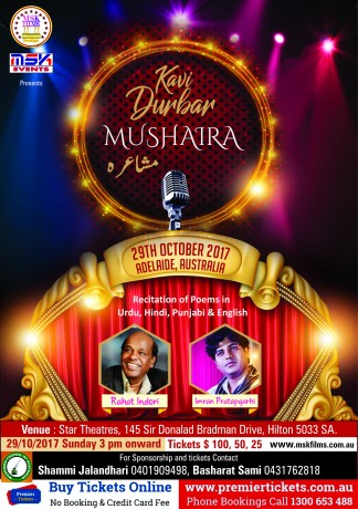 KAVI DURBAR MUSHAIRA - ADELAIDE